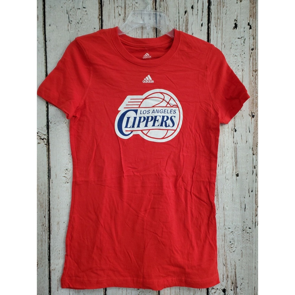 Girl's XL Los Angeles Clippers NBA ADIDAS Short Sleeve Tee T-Shirt Shirt‎ NEW